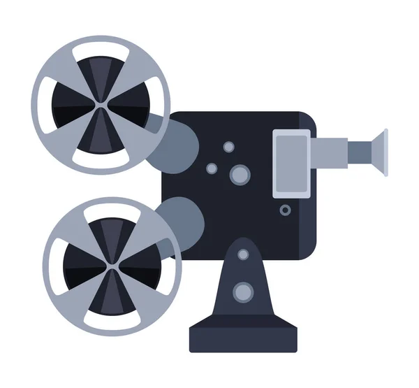 Cámara Película Dispositivo Tecnología Icono — Vector de stock