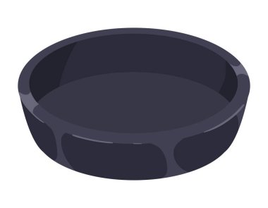 tabak mutfak gereçleri siyah simgesi