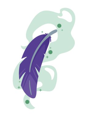 mor tüy sihirli peri kuyruğu simgesi