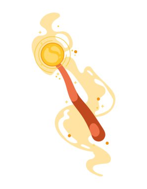 sihirli değnek ve peri kuyruğu tarzı simge