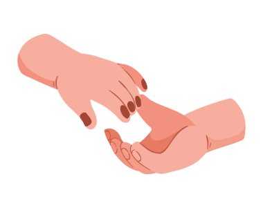 İnsan elleri jest simgesini aldı