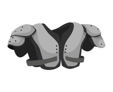 Amerikan futbolu gömlek önü ekipman simgesi