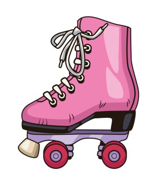 Pembe paten pop sanat simgesi