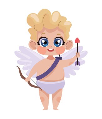 Kemer karakteri olan küçük aşk tanrısı