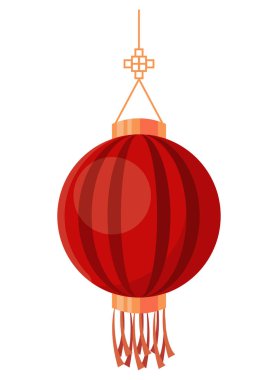 circular asian lamp hanging icon