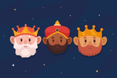 Bilge adam İsa 'nın doğuşu karakterlerini yönetiyor