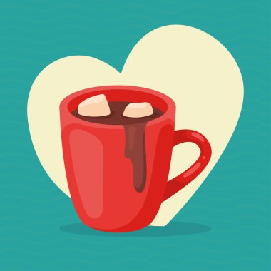 Sıcak çikolata ikonu.