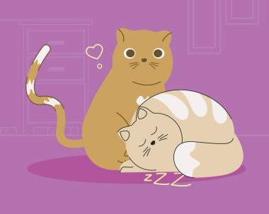 Sevimli küçük kediler Sevimli karakterler