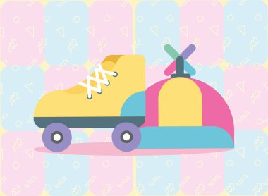 paten ve şapka doksanlı yılların simgesi