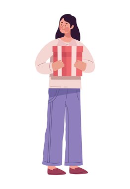 Hediye karakteri olan aşık kız.