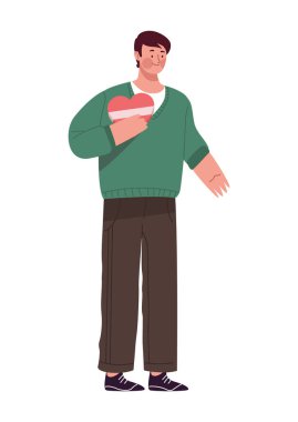 Hediye karakteri olan bir aşık.