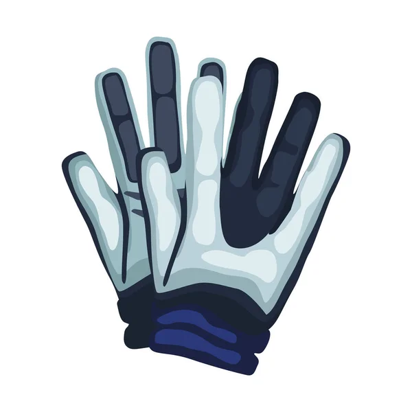 stock vector gloves sport accessory equipment icon