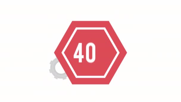 404 Connectivity Error Traffic Signal Video Animated — Stok video