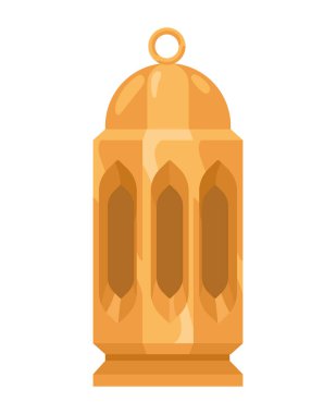 Altın Arap lambası dekoratif simgesi