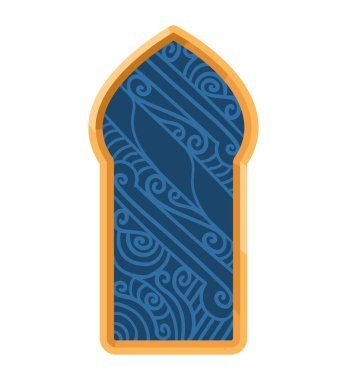 arch frame golden arabic style