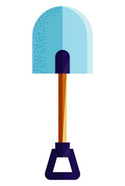 shovel tool equipment isolated icon