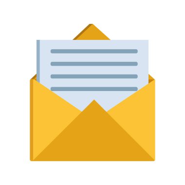 envelope mail send icon isolated