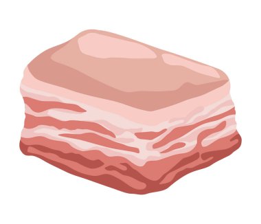pork rind meat cut icon