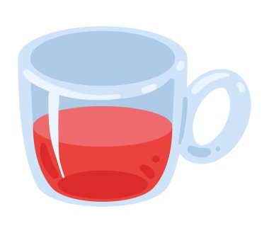 cup with red liquid drink