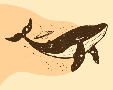 whale surreal astrology artistic style