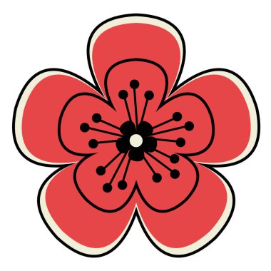 kırmızı çiçek bahçesi dekorasyonu doğa