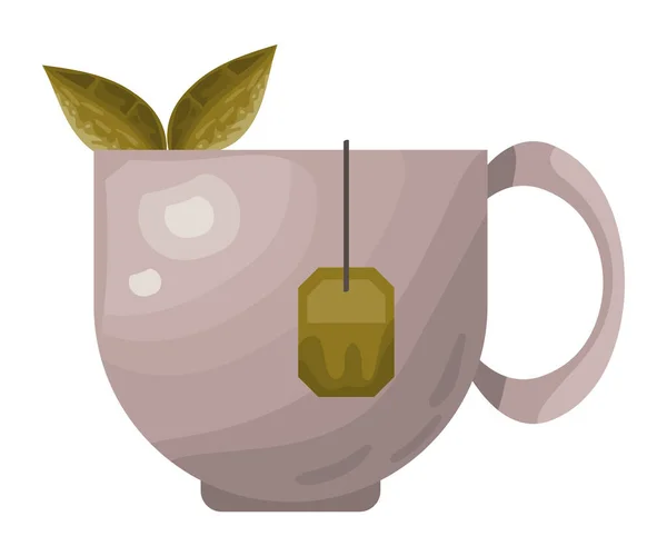 Tea Green Cup Icon — Stockvektor