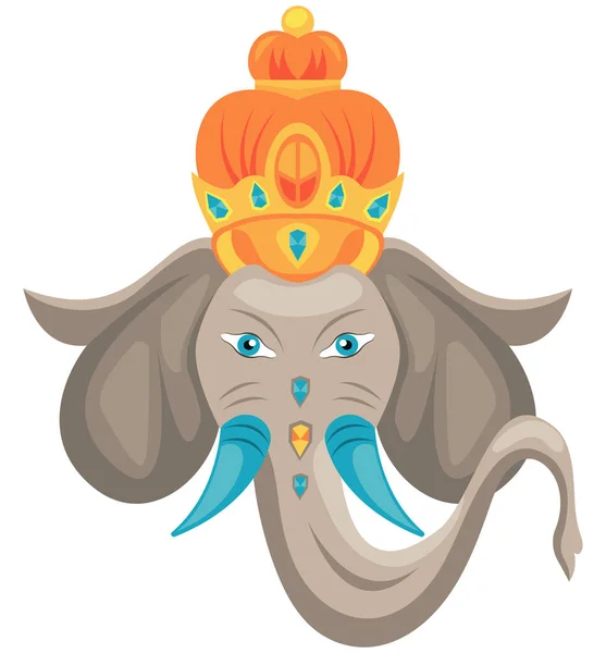 stock vector ganesha god of hinduism character