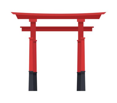 asian pagoda arch traditional icon