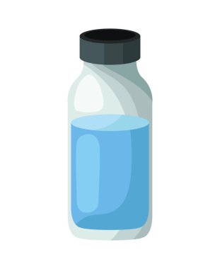 vaccine vial medical cure icon