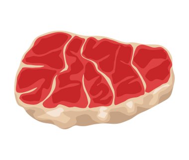 Biftek ızgara yemek ikonu