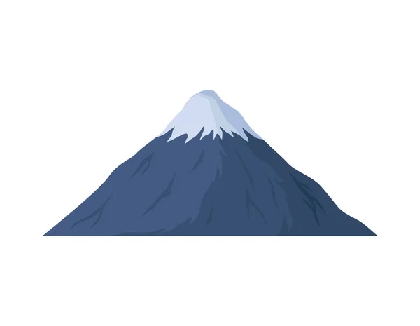Fuji Mount Japanese Landmark Icon — Vector de stock