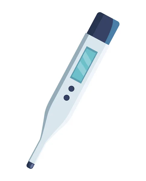 Thermometer Laborwerkzeug Isoliert Symbol — Stockvektor