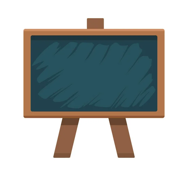 School Chalkboard Classic Isolated Icon — Archivo Imágenes Vectoriales