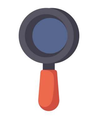 büyüteç arama simgesi izole edildi