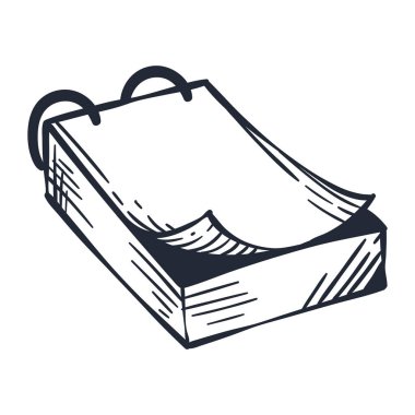 icon of papper notes isolated