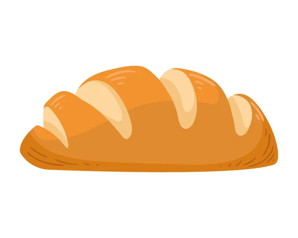 Свіжий Хліб Харчування Хлібобулочний Значок — стоковий вектор