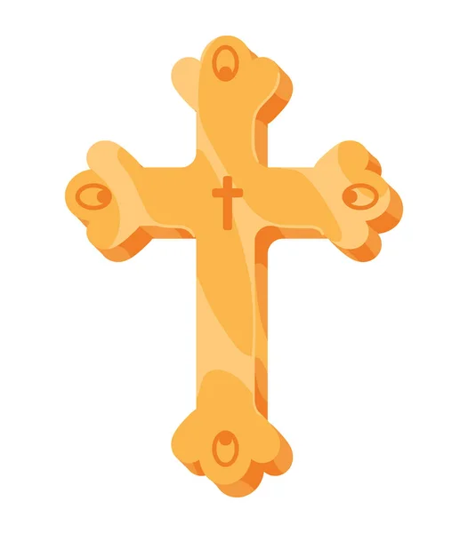 catholic golden cross sacred accessory