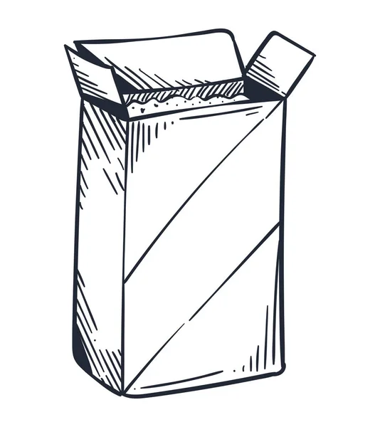 Powder Detergent Box Product Icon — 图库矢量图片