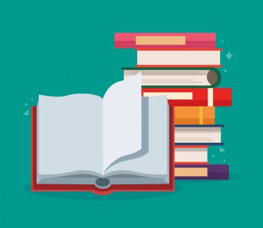 yığın kitaplarının kitaplık simgesi