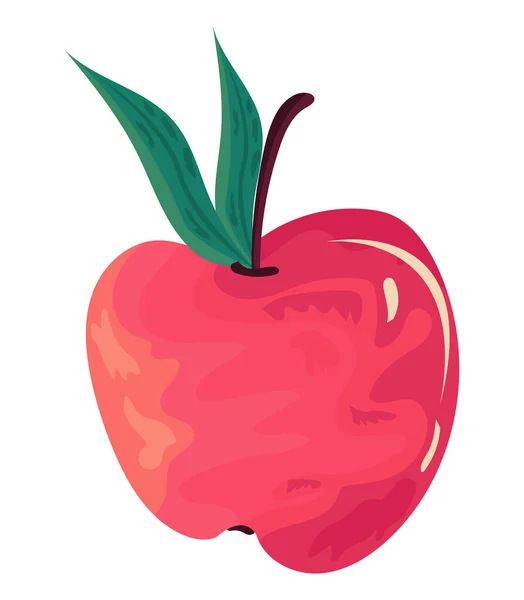 แอปเป ลผลไม สดไอคอนส ขภาพ — ภาพเวกเตอร์สต็อก