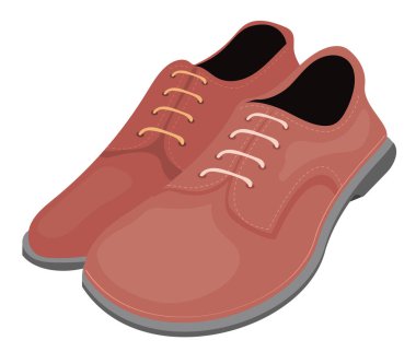 erkek ayakkabıları zarif aksesuar simgesi