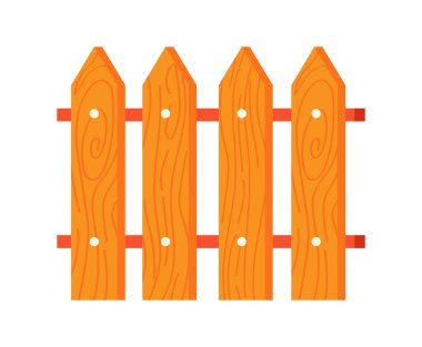 Ahşap çit çiftliği ikonu