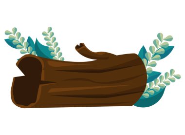 Bagaj simgesinde bitki bahçesi