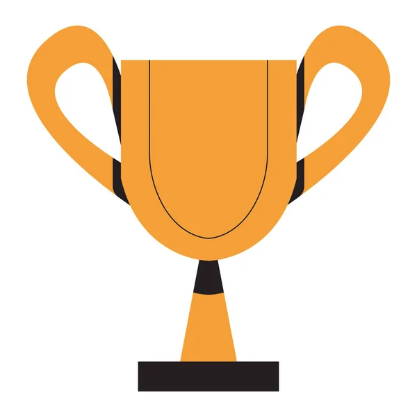Trophy Cup Award Golden Icon — Stock Vector