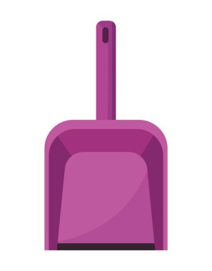 Toplayıcı temizleme ekipmanı çatal simgesi