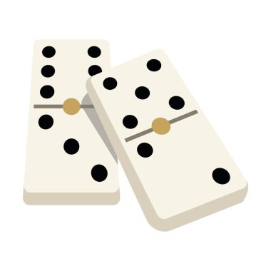 Domino oyunu tahtası izole edilmiş simgesi