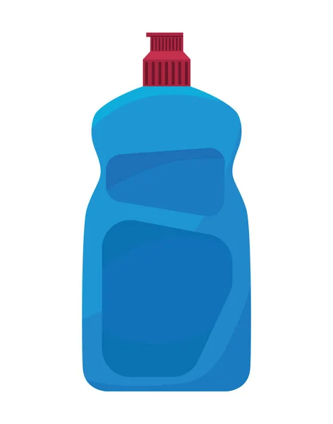 Icono Del Producto Limpieza Botella Azul — Archivo Imágenes Vectoriales