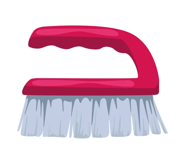Brush Cleaning Equipment Utensil Icon — Stock Vector