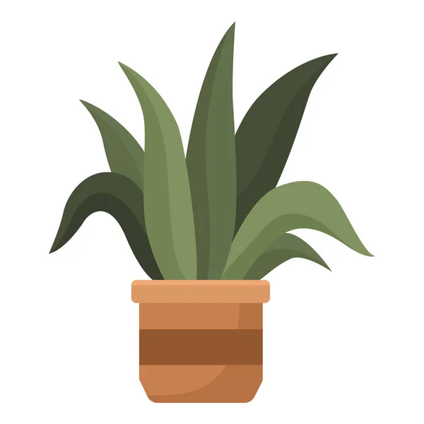Houseplant Classic Pot Nature Icon — ストックベクタ