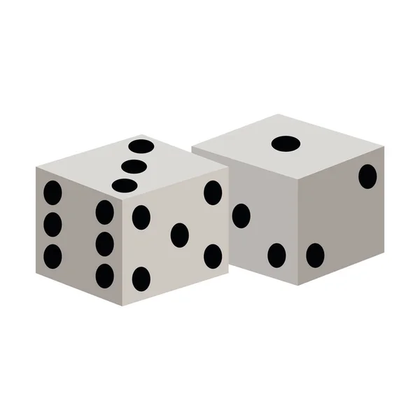 Иконка Игры Кубики — стоковый вектор